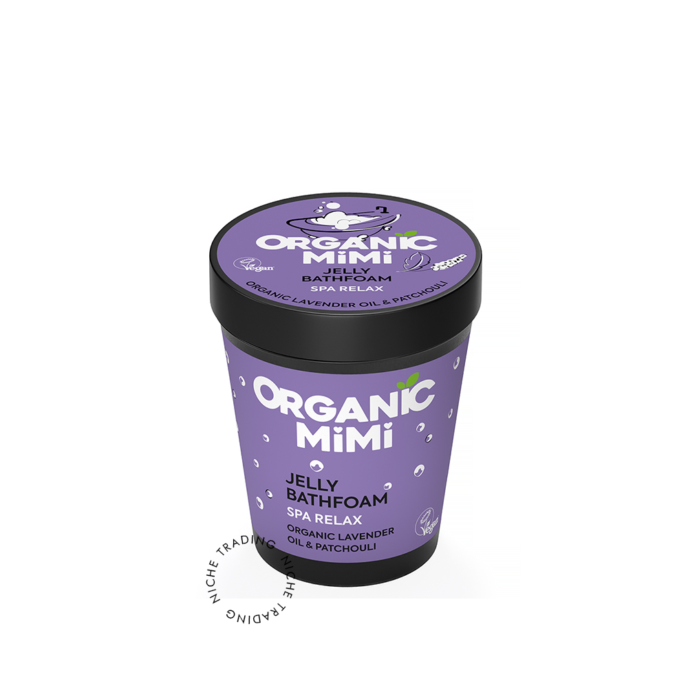 Jelly Bathfoam Spa Relax Lavender & Patchouli, 200ml - Organic Mimi | Niche Trading Qatar