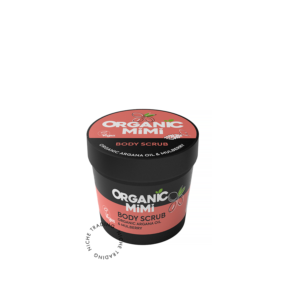 Body Scrub Argana & Mulberry, 120g - Organic Mimi | Niche Trading Qatar