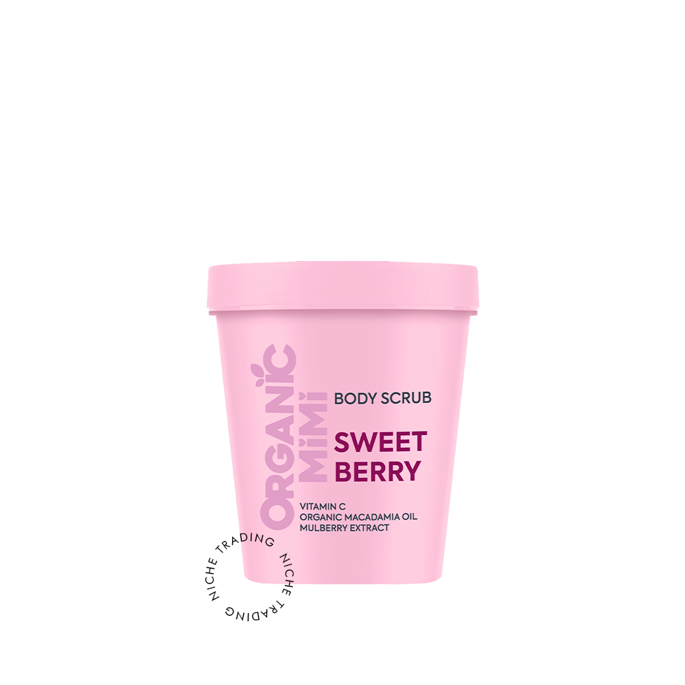 Body Scrub SWEET BERRY Macadamia & Mulberry