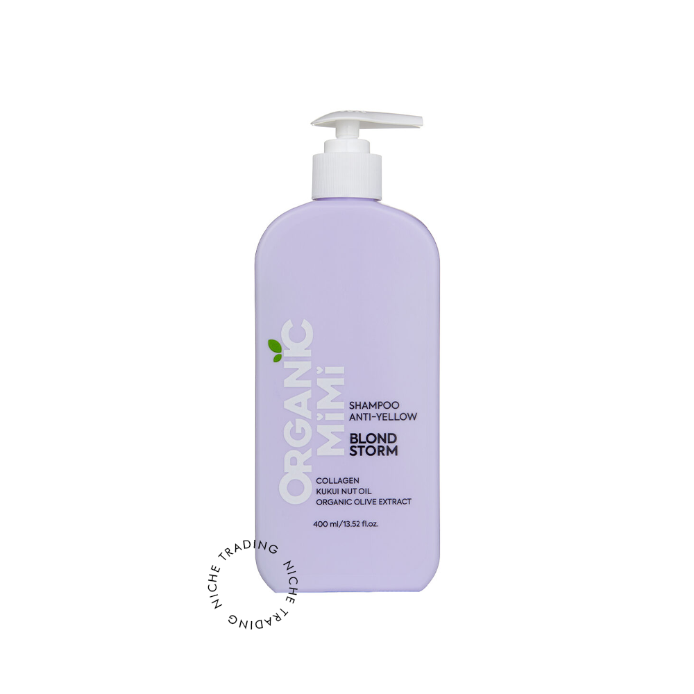 Shampoo ANTI-YELLOW BLOND STORM Olive & Collagen