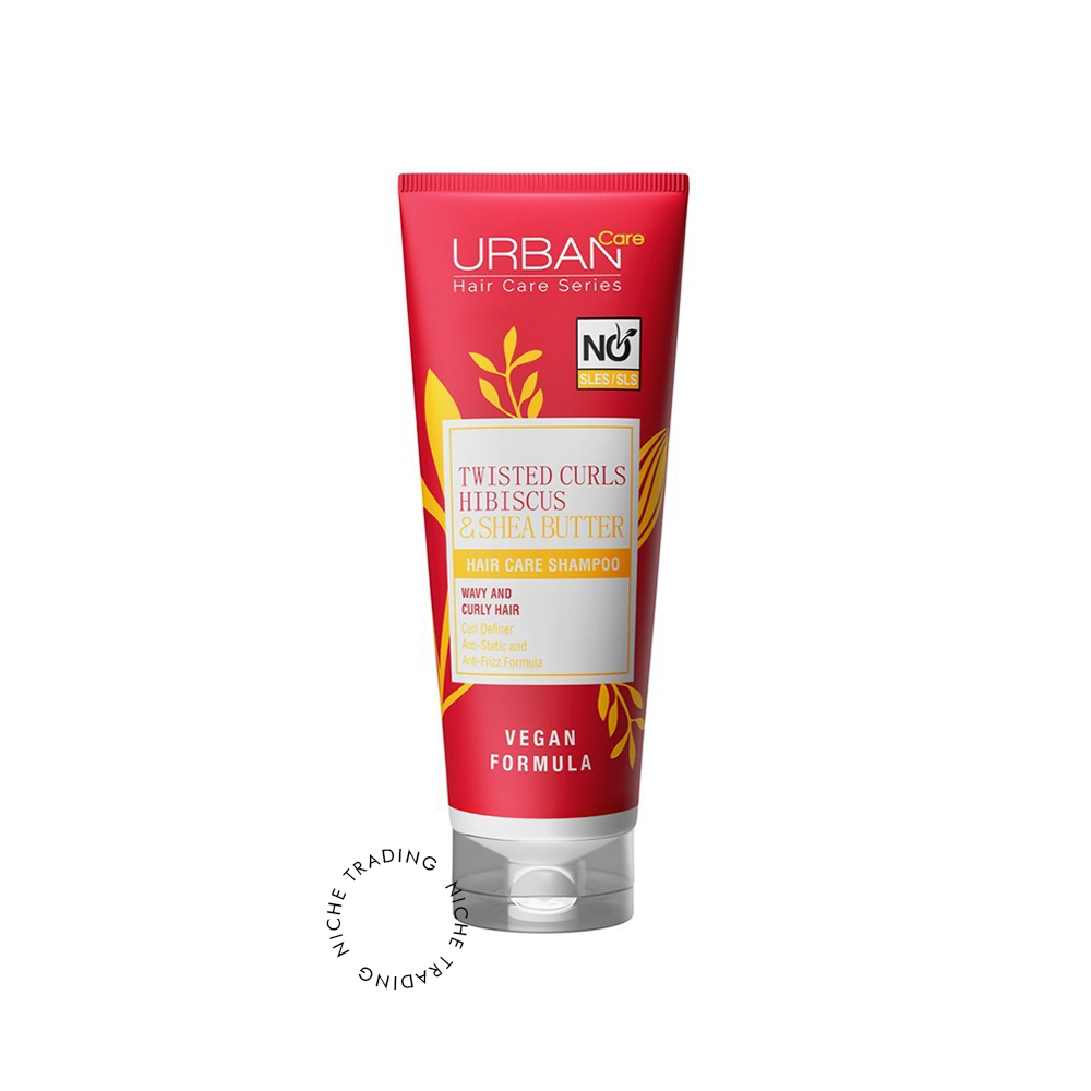 Urban Care Twisted Curls Hibiscus & Shea Butter No Sulfate Shampoo - Urban Care | Niche Trading Qatar