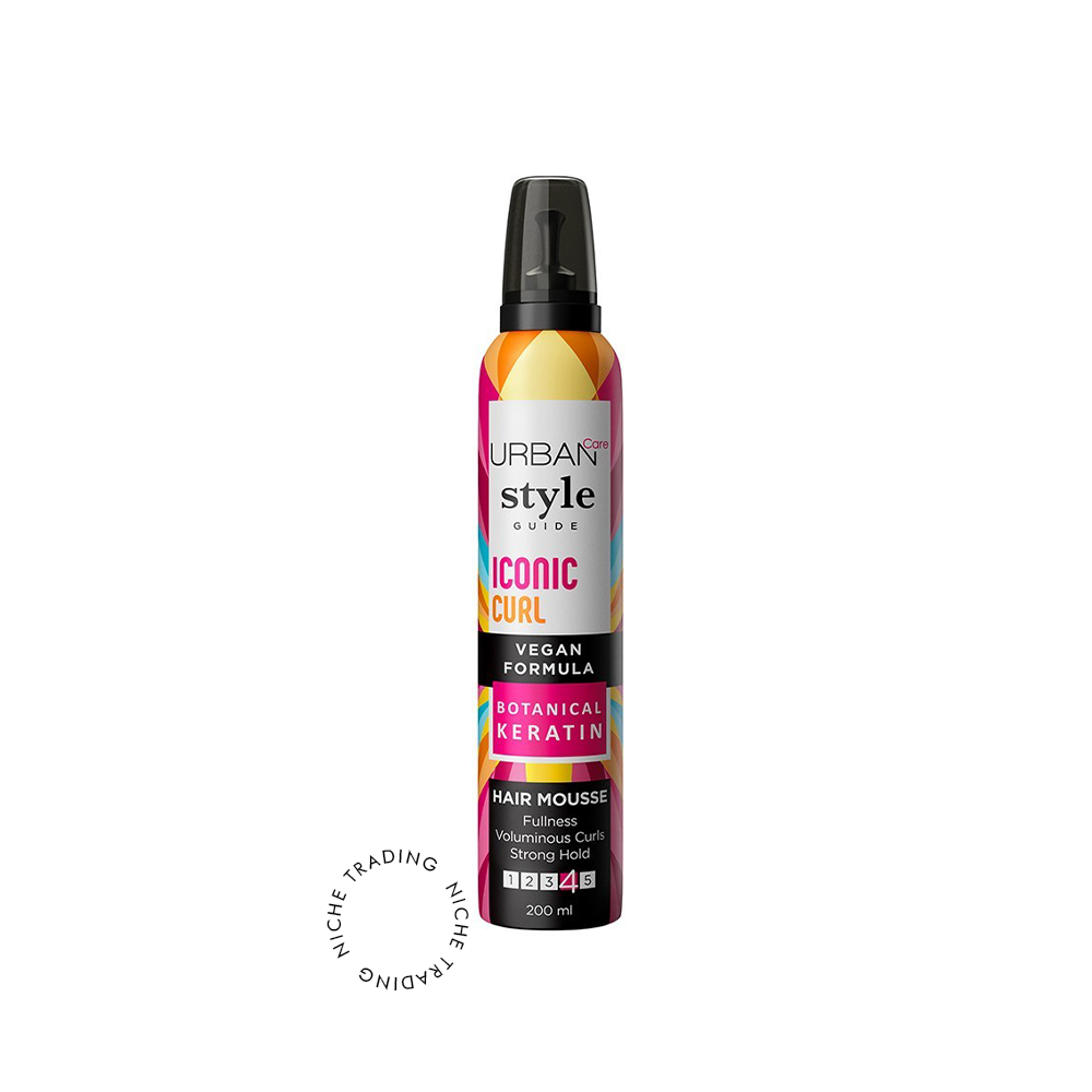 Urban Care Style Guide Iconic Curl Hair Mousse - Urban Care | Niche Trading Qatar