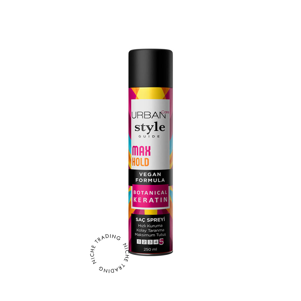 Urban Care Style Guide Max Hold Hair Spray - Urban Care | Niche Trading Qatar