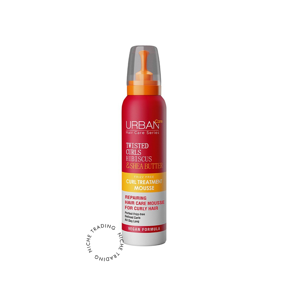 Twisted Curls Hibiscus & Shea Butter Curl Treatment Mousse - Urban Care | Niche Trading Qatar