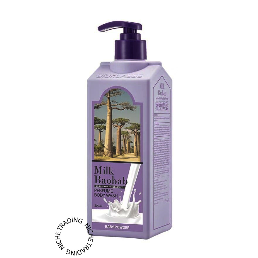 Milk Baobab Perfume Body Wash Baby Powder 500ml - Milk Baobab | Niche Trading Qatar