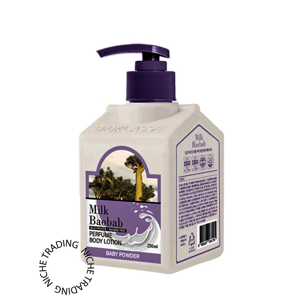 Milk Baobab Perfume Body Lotion Baby Powder 250ml - Milk Baobab | Niche Trading Qatar