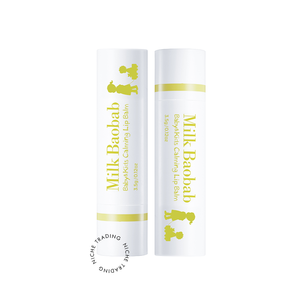 Milk Baobab Baby&Kids Calming Lip Balm Green 3.5g - Milk Baobab | Niche Trading Qatar