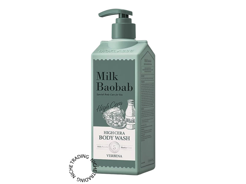 Milk Baobab High Cera Body Wash Verbena 500ml - Milk Baobab | Niche Trading Qatar