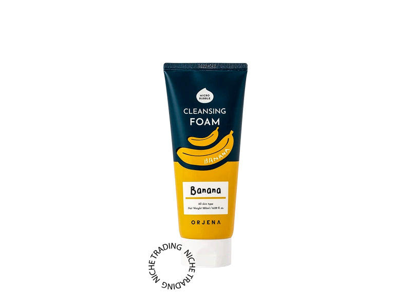 Orjena Smile Day Cleansing Foam Banana 180ml - Orjena | Niche Trading Qatar