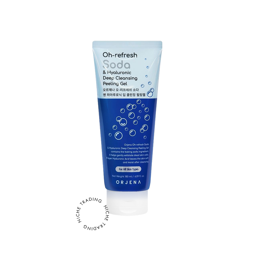 Orjena Oh-Refresh Soda & Hyaluronic Deep Cleansing Peeling Gel 180ml - Orjena | Niche Trading Qatar