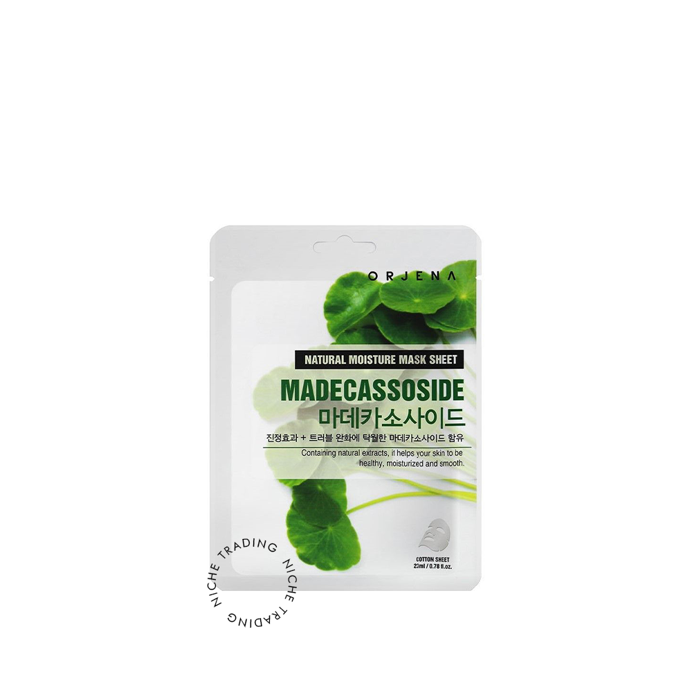 Orjena Natural Moisture Mask Sheet Madecassoside 23ml - Orjena | Niche Trading Qatar