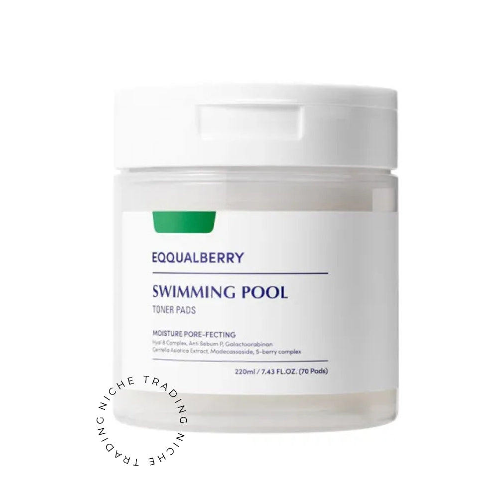 Eqqualberry SWIMMING POOL TONER PADS 220ml|70 sheets