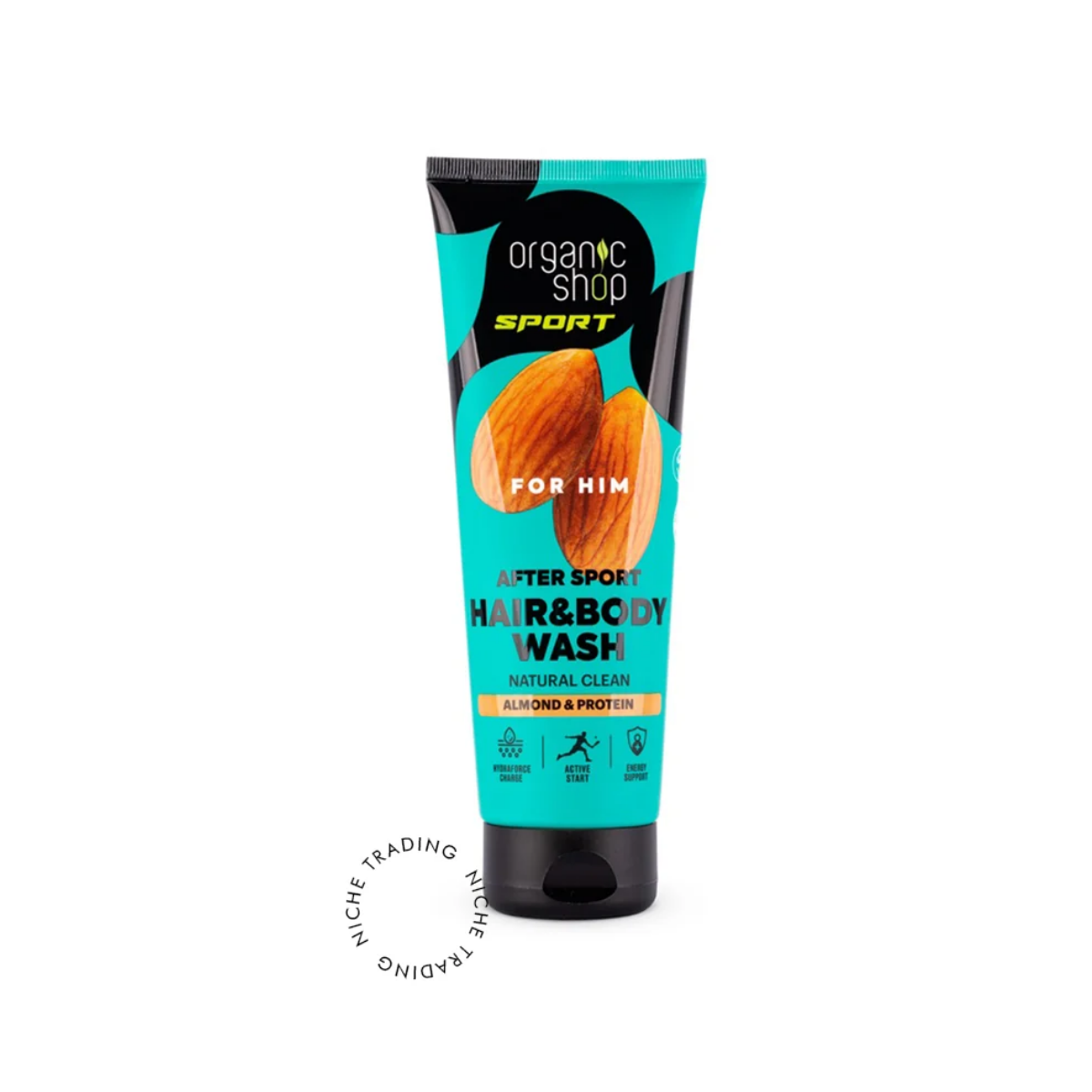 Hair & Body Wash for Men After Sport – SPORT – 200ml - Organic Shop | Niche Trading Qatar