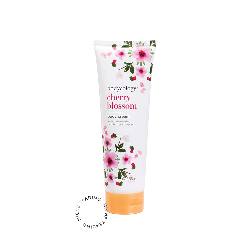 Bodycology Cherry Blossom 8oz Body Cream 227ml - Bodycology | Niche Trading Qatar