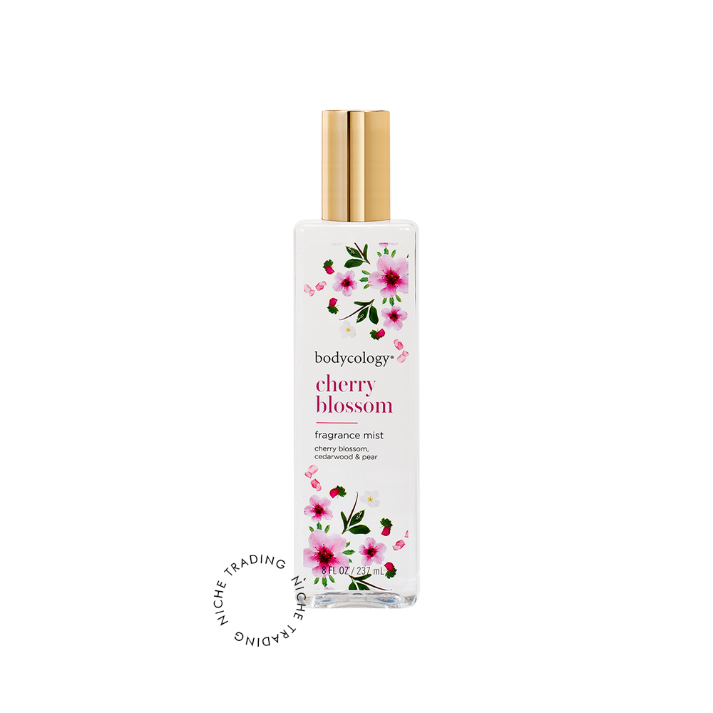 Bodycology 237ml Cherry Blossom Body Mist – Light & Fresh Scent - Bodycology | Niche Trading Qatar