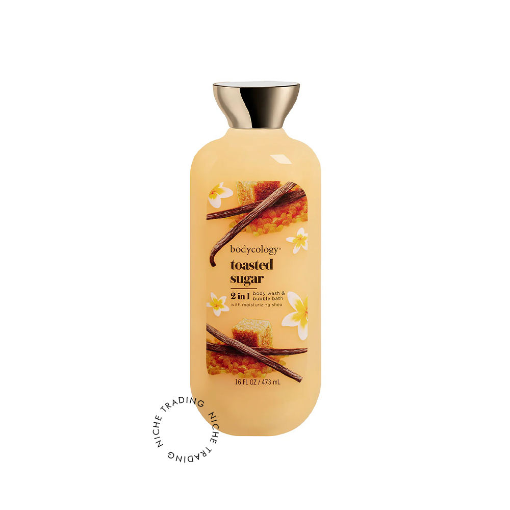 Bodycology, 2 In 1 Body Wash & Bubble Bath, Toasted Sugar, 16floz 473ml