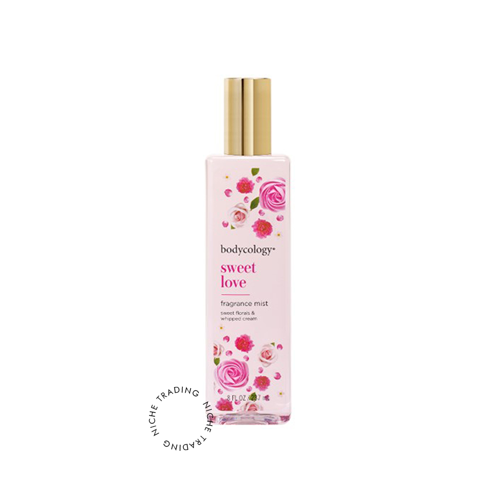 Bodycology Sweet Love 8oz Body Mist – Sweet & Romantic Fragrance - Bodycology | Niche Trading Qatar
