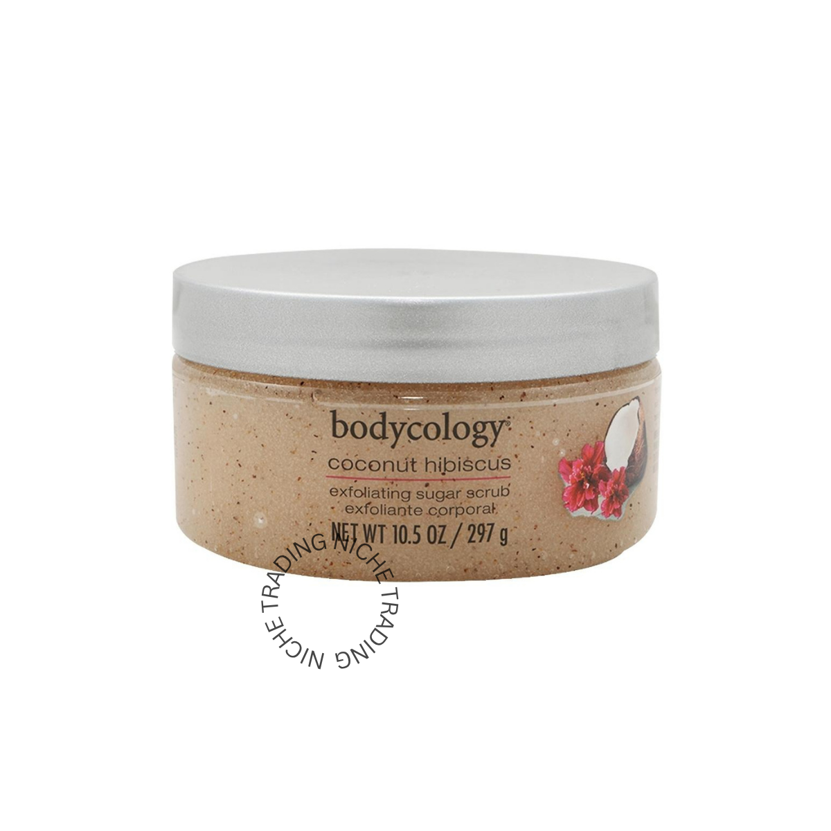 Bodycology Coconut Hibiscus Exfoliating Sugar Scrub 297g - Bodycology | Niche Trading Qatar