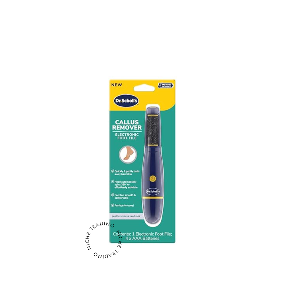 Dr. Scholl’s Callus Remover – Electronic Foot File for Easy Foot Care - Niche-Trading | Niche Trading Qatar