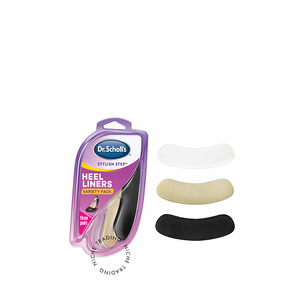 Dr Scholls Stylish Step Heel Liners 3 Pack - Dr. Scholl's | Niche Trading Qatar